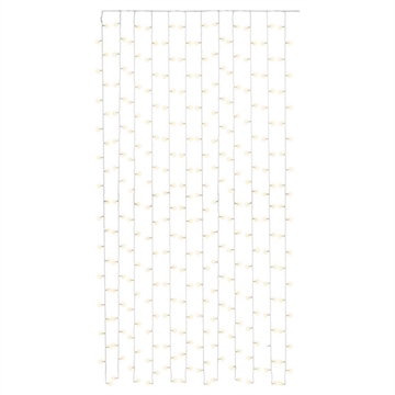Goobay Rideau lumineux LED avec minuterie - 300 LED - Blanc chaud