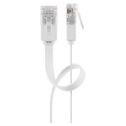 Câble Réseau Plat RJ45 U/UTP CAT 6 Goobay - 7m - Blanc