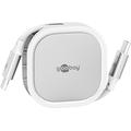 Câble USB-C rétractable Goobay - 1m, 15W