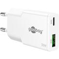 Goobay Slim USB-C PD GaN Chargeur rapide double 30W