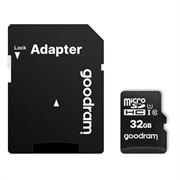 GoodRam Carte mémoire MicroSDHC M1AA-0320R12 - Classe 10 - 32Go