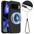 Coque Google Pixel 10 en Silicone Liquide - Compatible MagSafe - Noire
