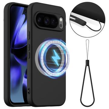 Coque Google Pixel 10 Pro XL en Silicone Liquide - Compatible MagSafe - Noire