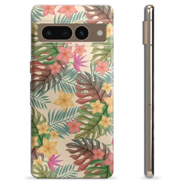 Coque Google Pixel 7 Pro en TPU - Fleurs Roses