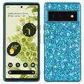 Coque Hybride Google Pixel 8a - Série Glitter - Bleue