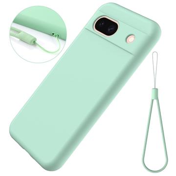 Coque Google Pixel 8a en Silicone Liquide - Verte