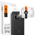 Protection de l'objectif de l'appareil photo Google Pixel 8a Spigen Glas.tR Ez Fit Optik - Transparente