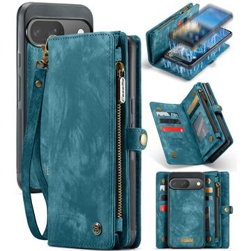 Étui Portefeuille Google Pixel 9/9 Pro Multifonctionnel 2-en-1 Caseme 008 - Bleu