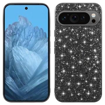 Coque Hybride Google Pixel 9/9 Pro - Série Glitter - Noire