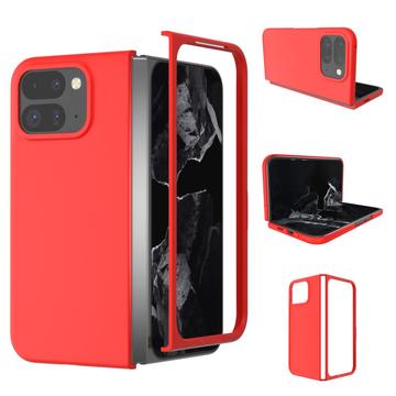 Coque Google Pixel 9 Pro Fold en Plastique Caoutchouté - Rouge