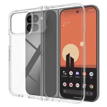 Coque Hybride Google Pixel 9 Pro Fold Résistante aux Rayures - Transparente