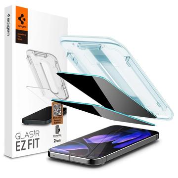 Protecteur d\'Écran Google Pixel 9 Pro XL Spigen Glas.tR Ez Fit Privacy - 2 Pièces