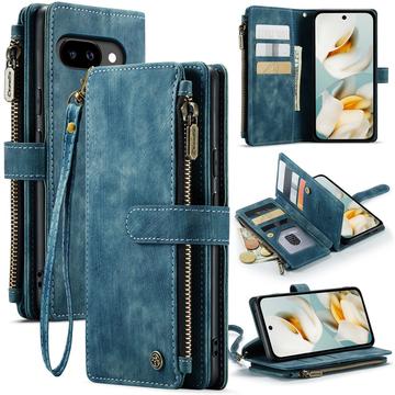 Étui Portefeuille Google Pixel 9a Multifonctionnel Caseme C30 - Bleu