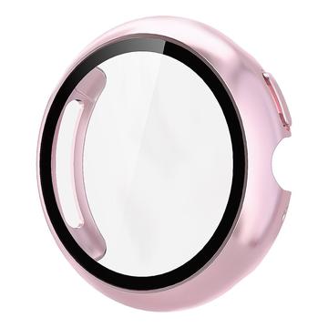 Coque Google Pixel Watch 4 en Plastique avec Protecteur d\'Écran - 41mm - Rose