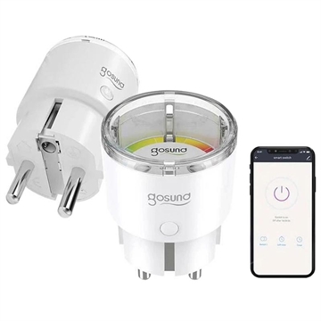 Gosund EP2 WiFi Smart Plug - 2500W, 10A, Tuya - Blanc