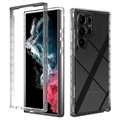 Coque Hybride Samsung Galaxy S23 Ultra 5G Gradient Series - Noir / Transparente