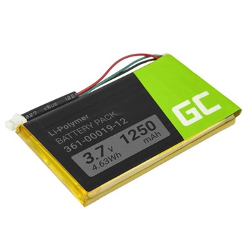 Batterie Green Cell pour Garmin nüvi 1490LMT, 3560LM, 3590LT, Edge 605, 705 - 1250mAh