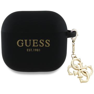 Étui AirPods 4 en Silicone Guess 4G Charm