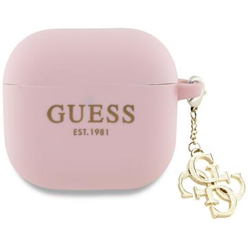 Étui AirPods 4 en Silicone Guess 4G Charm