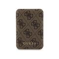Guess 4G Powerbank magnétique sans fil 5000mAh - Compatible MagSafe - Marron