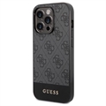 Coque Hybride iPhone 14 Pro Guess 4G Stripe - Grise