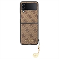 Coque Samsung Galaxy Z Flip4 Guess Charms Collection 4G - Marrone