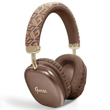 Casque sans fil Guess G Cube Metallic Script Logo On-Ear - Marron