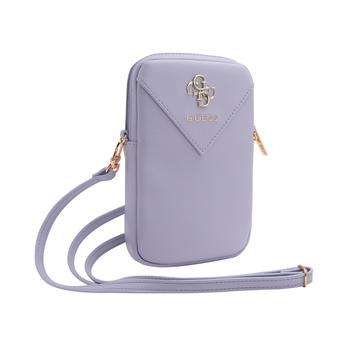 Guess Grained 4G Metal Logo Smartphone Shoulder Bag