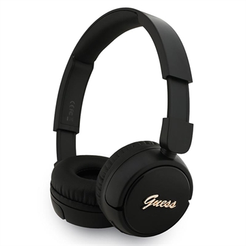 Casque supra-auriculaire Guess Metal Logo Script Bluetooth 5.3 - Noir