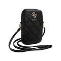 Guess Quilted 4G Metal Logo Phone Bag with Adjustable Strap