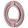 Porte-bagues / support magnétique Guess à strass - rose