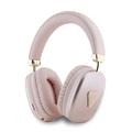 Casque sans fil Guess Saffiano Triangle Logo - Rose