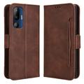 Étui Portefeuille HTC U24 Pro - Série Cardholder - Marron