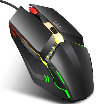 HXSJ S200 Wired Mouse Souris de jeu lumineuse et colorée