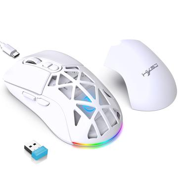 HXSJ T26 RGB Backlit Wireless Mouse / Souris Bluetooth 4800 DPI