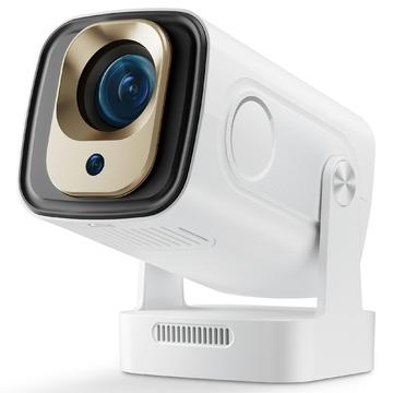 HY260 Pro Vidéoprojecteur Android 11 LED avec WiFi6, Bluetooth 5.4 - Blanc