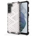 Coque Hybride Samsung Galaxy S21 FE 5G Honeycomb Armored - Transparente