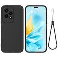 Coque Honor 200 Lite en Silicone Liquide - Noire