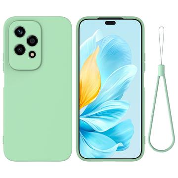 Coque Honor 200 Lite en Silicone Liquide - Verte