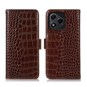 Étui Portefeuille Honor 400 Lite en Cuir avec RFID - Série Crocodile