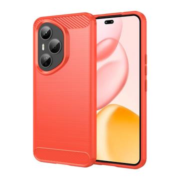Coque Honor 400 Pro en TPU Brossé - Fibre de Carbone