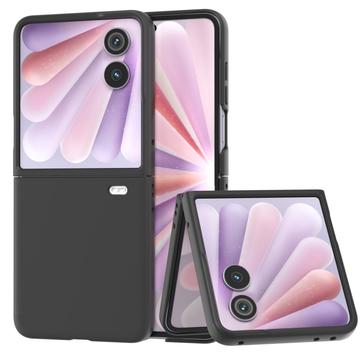 Coque Honor Magic V Flip 2 en Plastique Caoutchouté - Noire