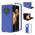 Coque Honor Magic V3 en Plastique Caoutchouté - Bleue