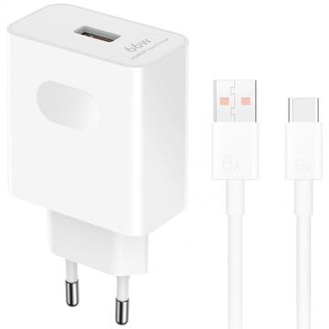 Adaptateur d\'alimentation Honor SuperCharge avec câble USB-C HN-110600E00 - 66W - Blanc