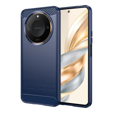 Coque Honor X60 en TPU Brossé - Fibre de Carbone