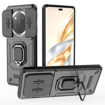 Coque Hybride Honor X60 Pro à Anneau Rotatif avec Protection pour Appareil Photo