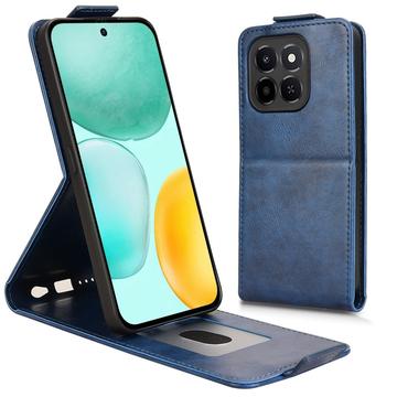 Étui à rabat vertical Honor X6c avec support - Bleu foncé