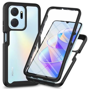 Coque Honor X7a - Série 360 Protection - Noire / Claire