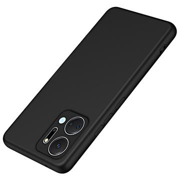 Coque Honor X7a en Silicone Liquide - Noire