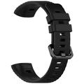 Bracelet Huawei Band 4 Pro/3 Pro en Silicone Souple - Noir